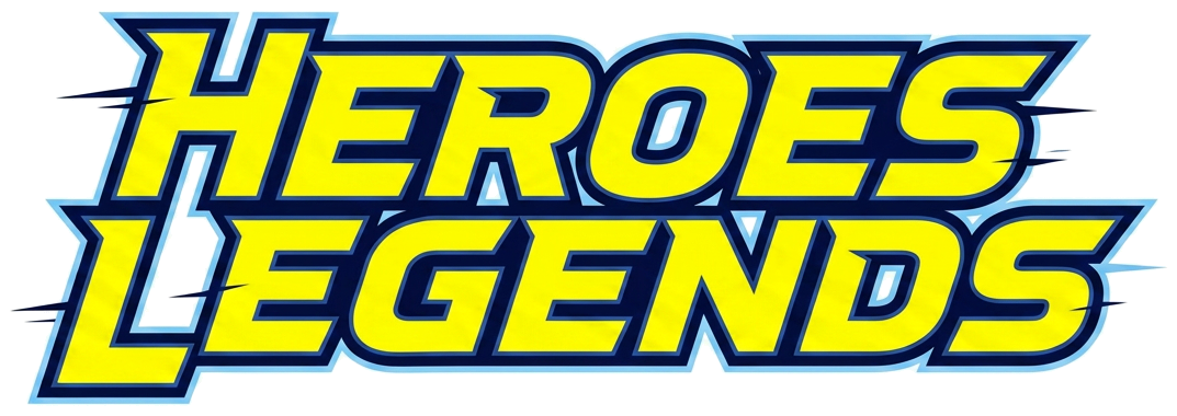 Heroes Legends logo amarelo