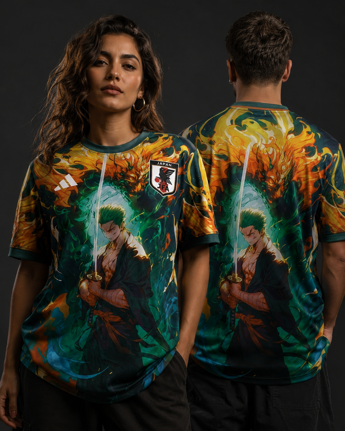 One Piece Zoro - Anime Soccer Jersey