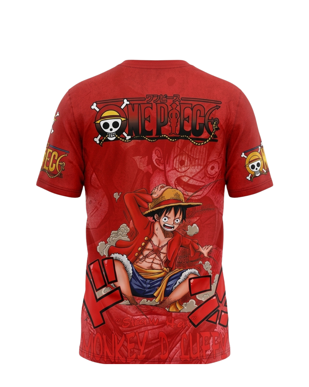 One Piece Luffy Red - Anime Soccer Jersey