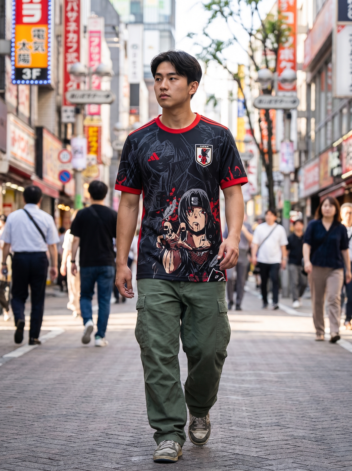 Naruto Itachi Uchiha - Anime Soccer Jersey